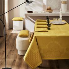 Le Jacquard Francais Palais Venitien table linen, ocker