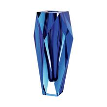 Moser Vase Gema aquamarin/blau