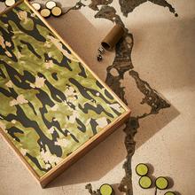 L'Objet Fortuny backgammon, green