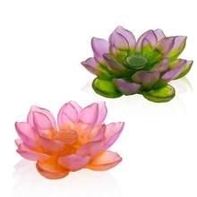 Daum Jardin de Lotus deco flowers