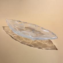 Lalique Silex bowl, l 45 cm