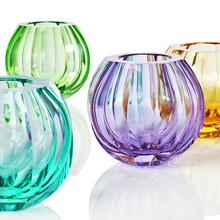Moser Beauty vases, h 13 cm, coloured