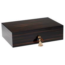 Elie Bleu Humidor Makassar Ebenholz, für 110 Zigarren