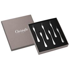 Christofle Origine Cocktailgabeln, Edelstahl, 6er-Set
