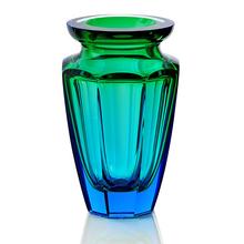 Moser Eternity vase, h 20 cm, aquamarine/green
