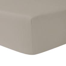 Christian Fischbacher Spannbetttücher Satin, kiesel