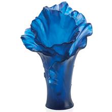 Daum Arum vase, night blue, h 42 cm