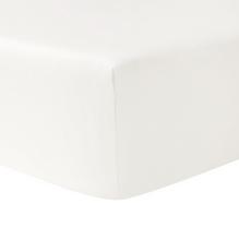 Christian Fischbacher Satin fitted sheets, pearly white