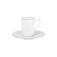 Raynaud Monceau Schwarz Espressotasse mit Unterteller