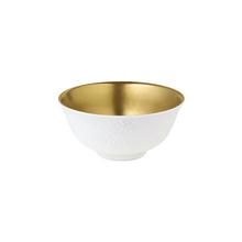 Raynaud Minéral gold soup bowl, inside surface completely gold plated
