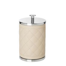 Riviere Vanity box, large, chrome/ivory
