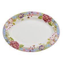 Gien Millefleurs Platte oval, klein