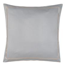 Christian Fischbacher Bettwäsche Satin Premium, grau / apricot