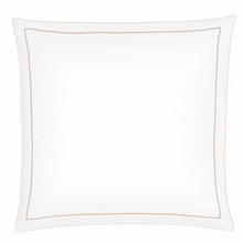 Christian Fischbacher Bettwäsche Satin Premium, weiß / sand