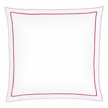 Christian Fischbacher Satin Premium bed linen, white / magenta
