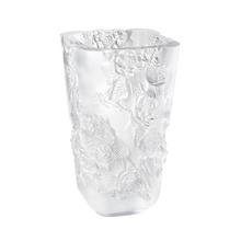 Lalique Vase Pivoines, H 35 cm
