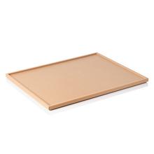 Giobagnara Arcobaleno rectangular tray, 44,5 x 35 cm, cappuccino