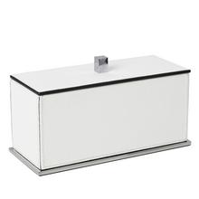 Giobagnara Rechteckige Box Firenze, chrom, weiß
