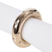 L'Objet Stars napkin rings, set of 4, gold