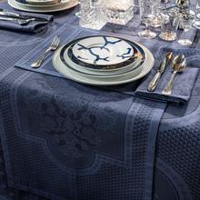 Le Jacquard Francais Palais Venitien table linen, blue