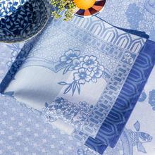 Le Jacquard Francais Tischwäsche Promenade Imperiale, blau