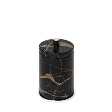 Giobagnara Positano box, chrome & Black Portoro, small