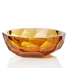 Moser Cubism bowl, topaz