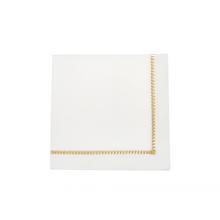 Gayle Warwick Whitework linen napkin, gold
