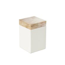 Arcahorn Kleine quadratische Box Iris, elfenbein