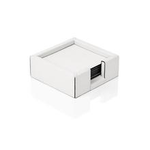 GioBagnara Tao square glass coasters, off white, set of 6