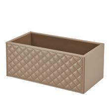 Riviere Vanity leather box, taupe