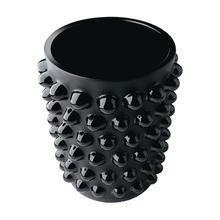 Lalique Vase Mossi XXL, H 31 cm, schwarz