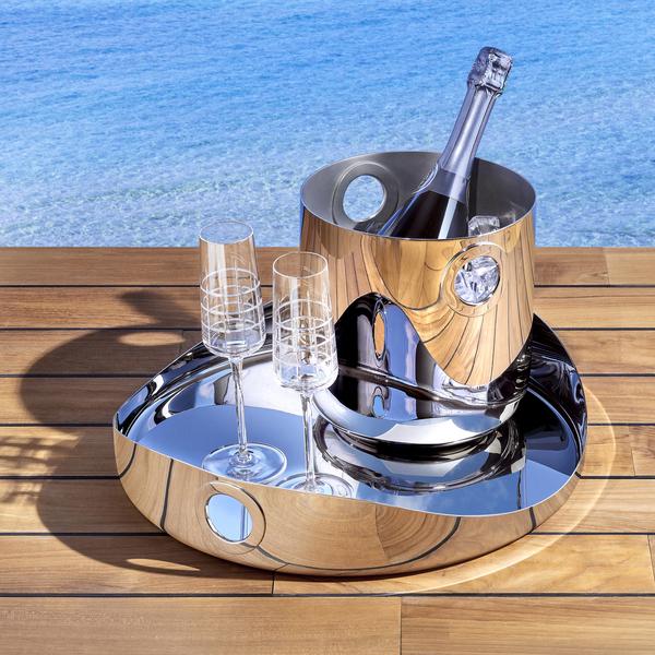 Christofle Oh Champagne cooler & ice bucket | artedona.