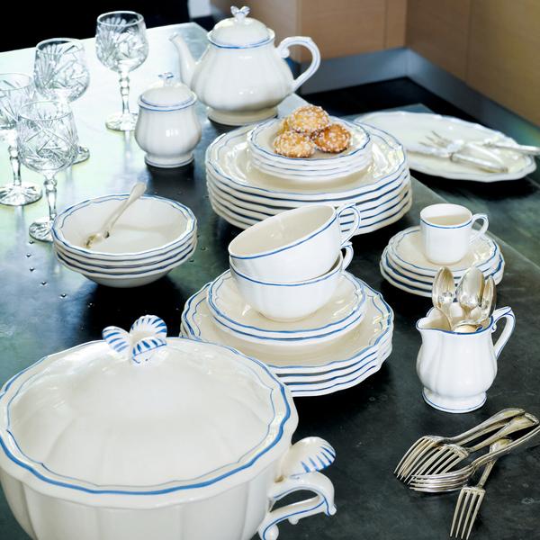 Gien Filets Bleus Dinnerware | artedona.