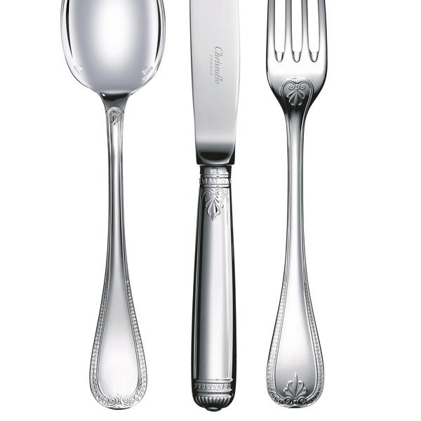 Christofle Malmaisonカトラリーセット 8点② Christofle Malmaison cutlery, silverplated | artedona.