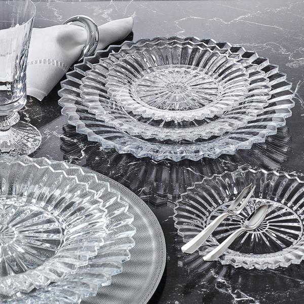 Baccarat Mille Nuits crystal glass plates | artedona.