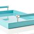 Riviere Lackierte Tabletts mit Chrom/Ledergriffen - Bild2