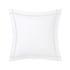 Yves Delorme Athena bed linen, mother-of-pearl on white