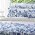 Le Jacquard Francais Jardin d'Eden bed linen, blue