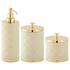 Riviere Vanity bathroom accessories, gold/ivory