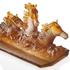 Daum Cavalcade pen tray, glazed brown - Picture2