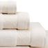 Le Jacquard Francais Caresse terry towels, ivory