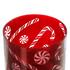 Artel Candy Cane tea light holder, red