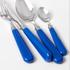 Capdeco Cambridge cutlery, blue