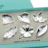 Ercuis Leaf selection place card holders, set of 6 - Picture2