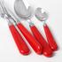 Capdeco Cambridge cutlery, red