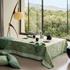Le Jacquard Francais Nature Sauvage table linen, green