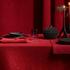 Leitner Friuli table linen, carmine red