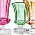 Moser Gloria vases, h 20,5 cm, coloured