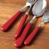 Capdeco Cambridge cutlery, cardinal red